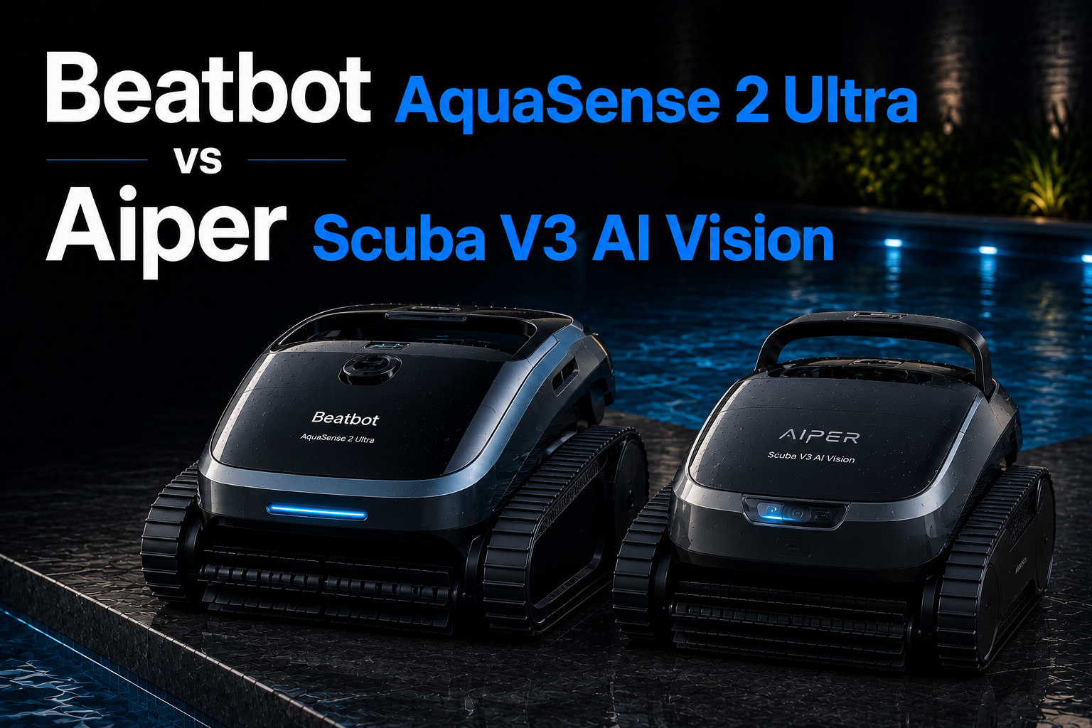 Beatbot AquaSense 2 Ultra vs Aiper Scuba V3 AI Vision