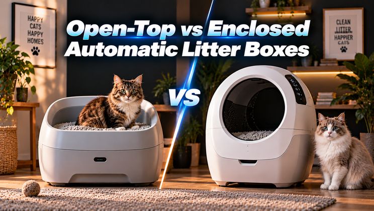 Open-Top vs Enclosed Automatic Litter Boxes