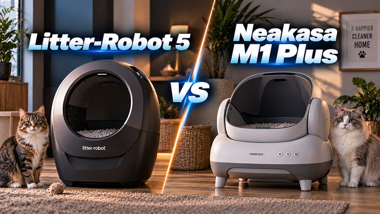 Litter-Robot 5 vs Neakasa M1 Plus: Which Is Better?