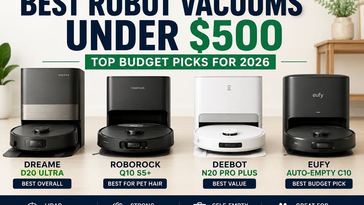 Best Robot Vacuums Under $500 (2026): Budget Picks That Are Actually Worth Buying