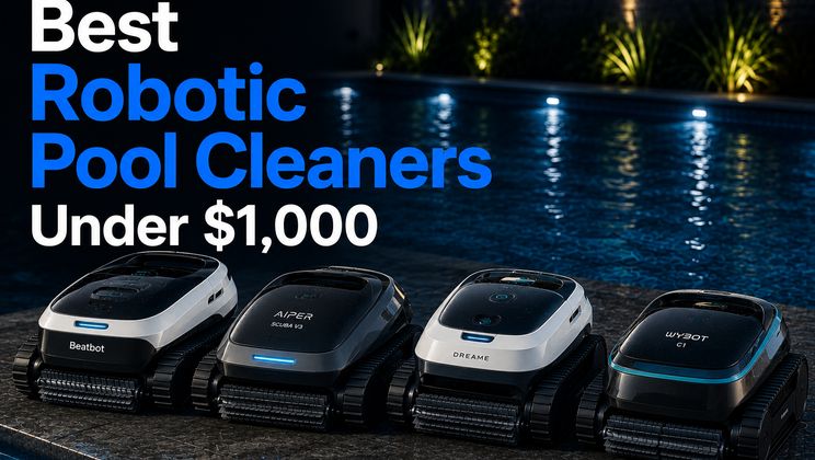 Best Robotic Pool Cleaners Under $1,000 (2026)