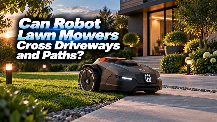 Can Robot Lawn Mowers Cross Driveways and Paths?
