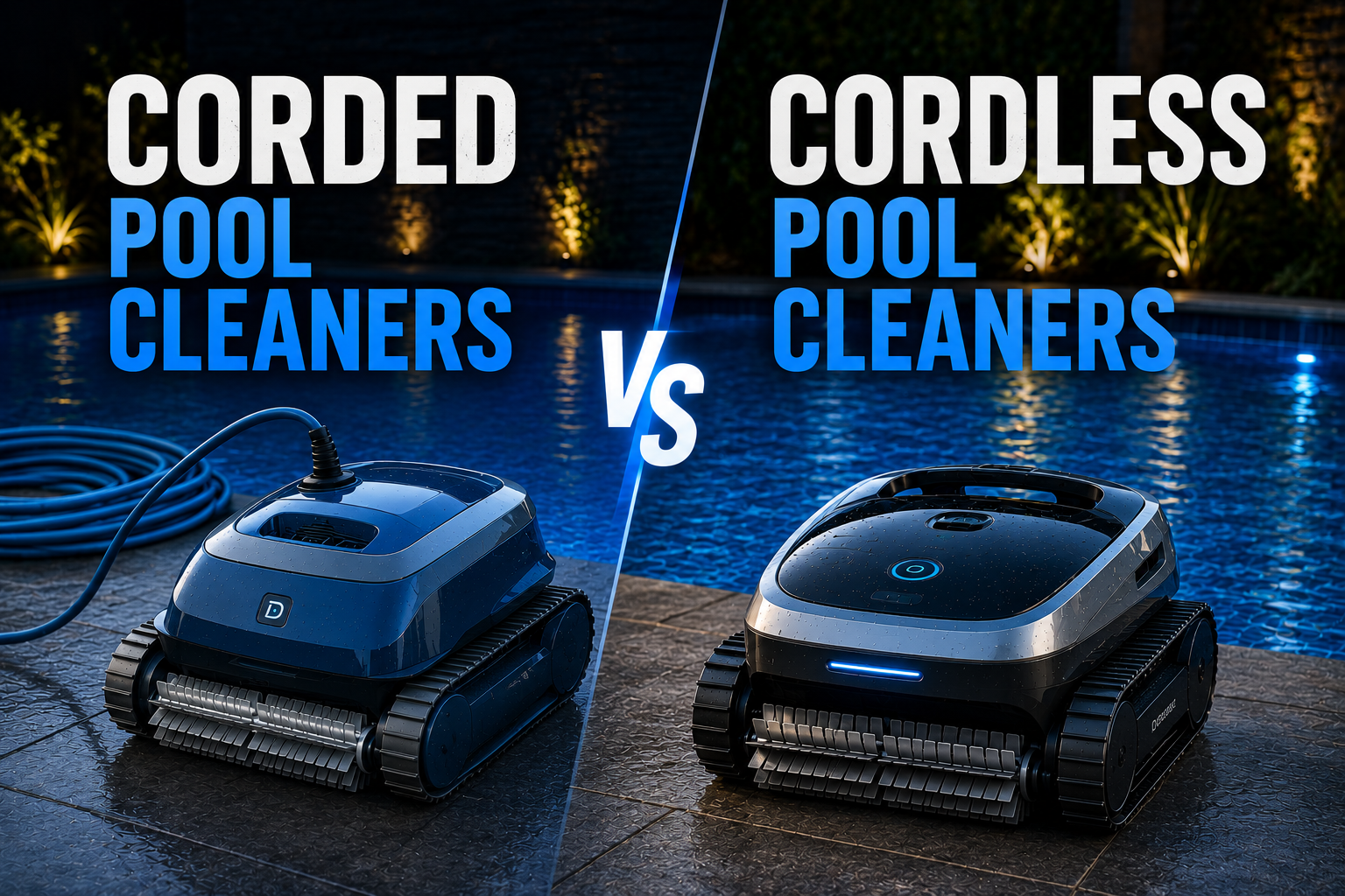Corded vs Cordless Pool Cleaners