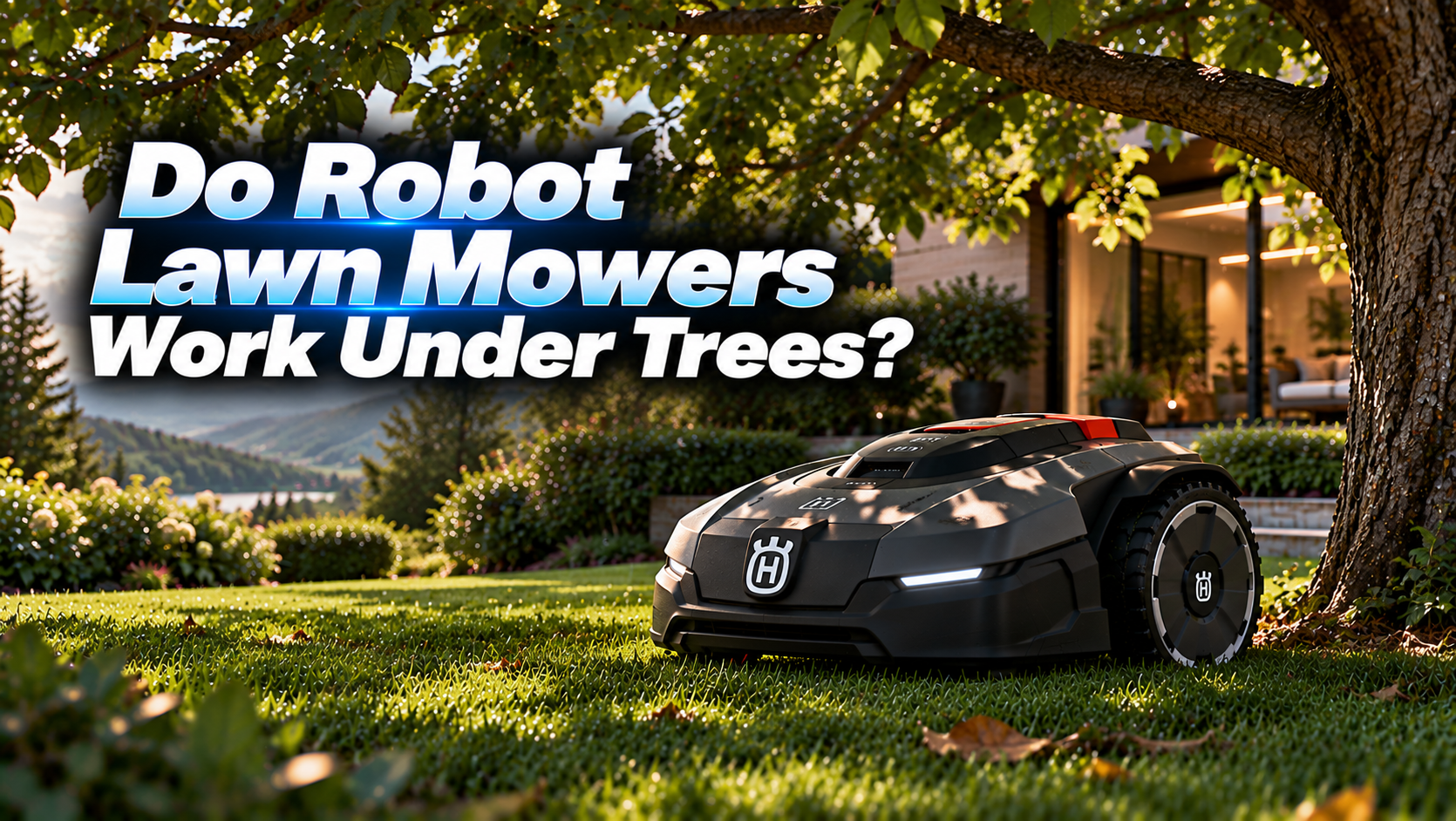 Do Robot Lawn Mowers Work Under Trees?