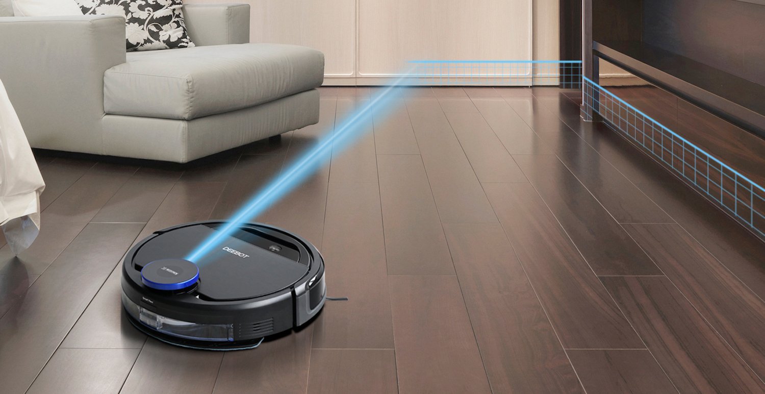 The ECOVACS DEEBOT Robot Vacuums With Mapping and Path Planning Model