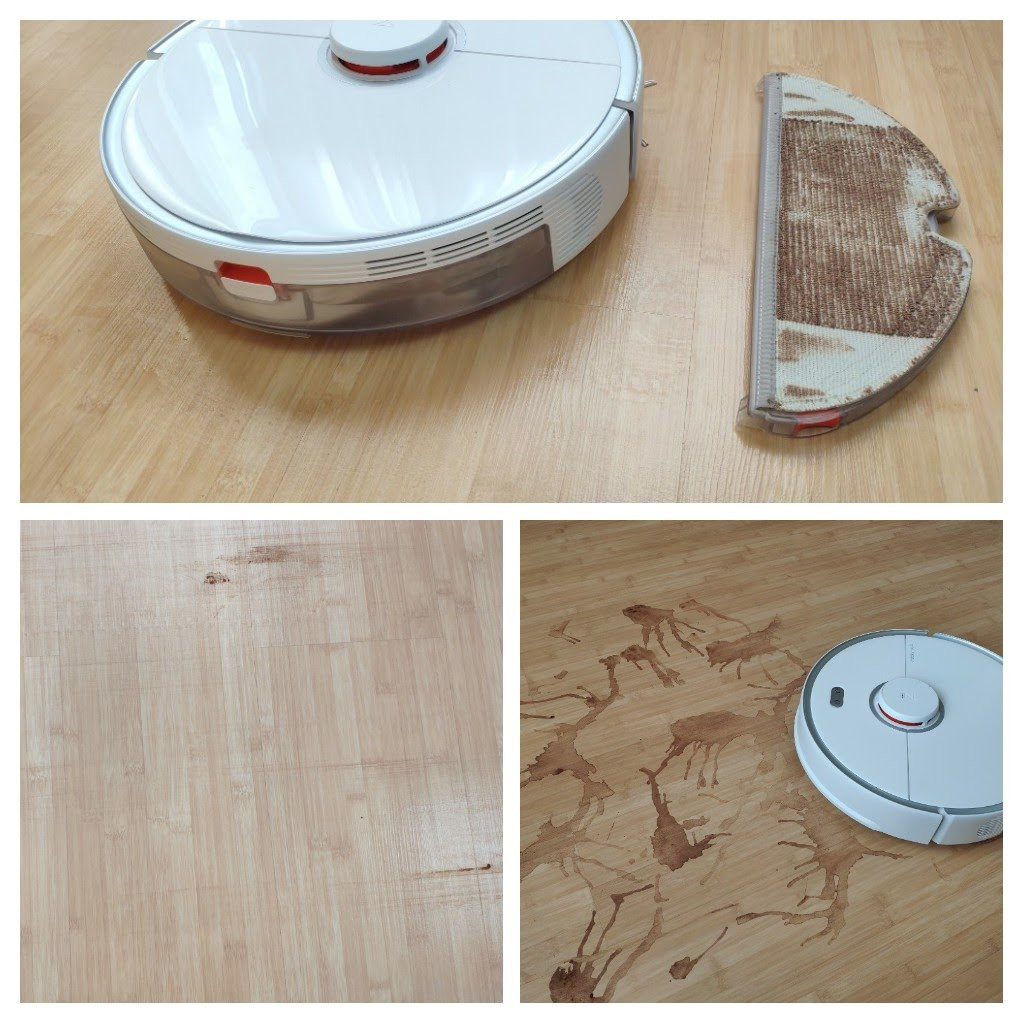 Roborock S5 Max mopping test and results