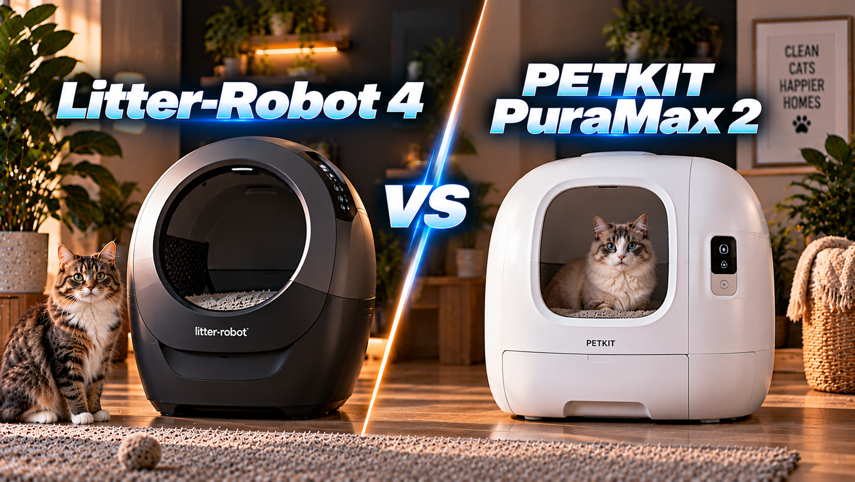 Litter-Robot 4 vs PETKIT PuraMax 2: Which Is Better?