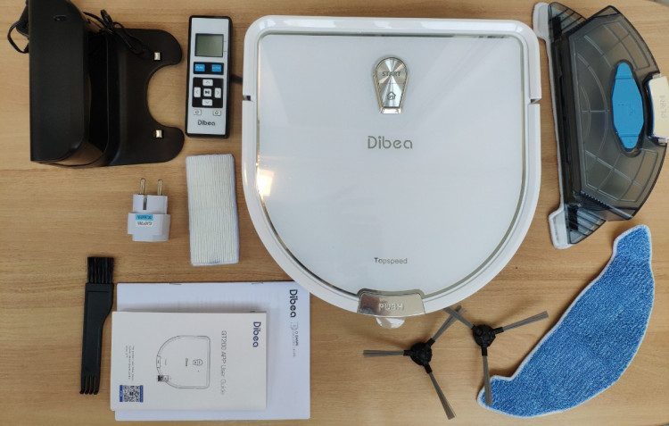 Dibea GT200 review - complectation in the box
